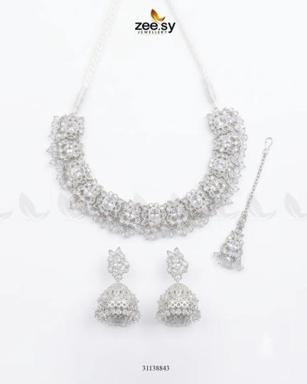 Ethereal Gemstone Beads Necklace Set