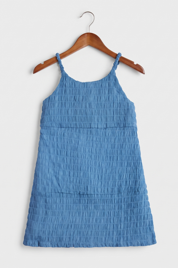 Blue Girls Cotton Top