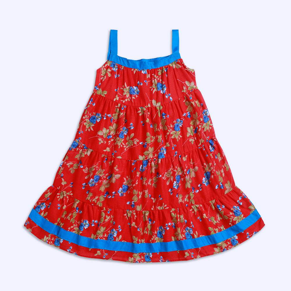 Red Floral Dress