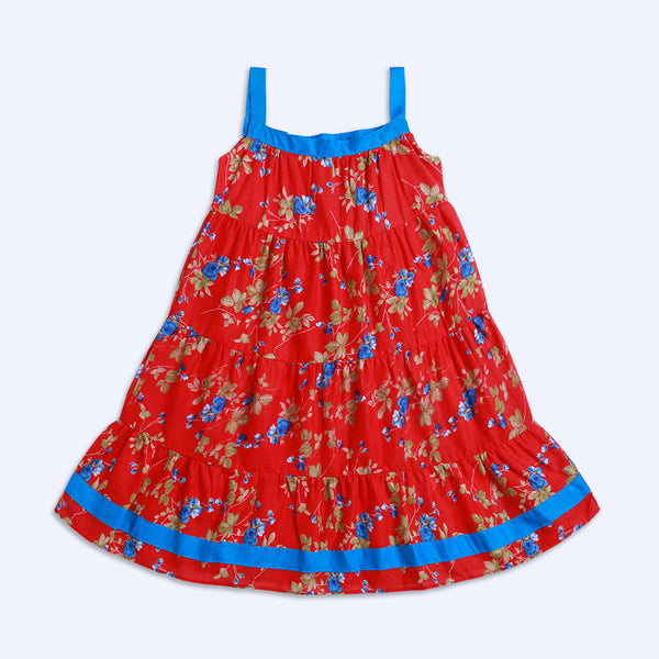 Red Floral Dress