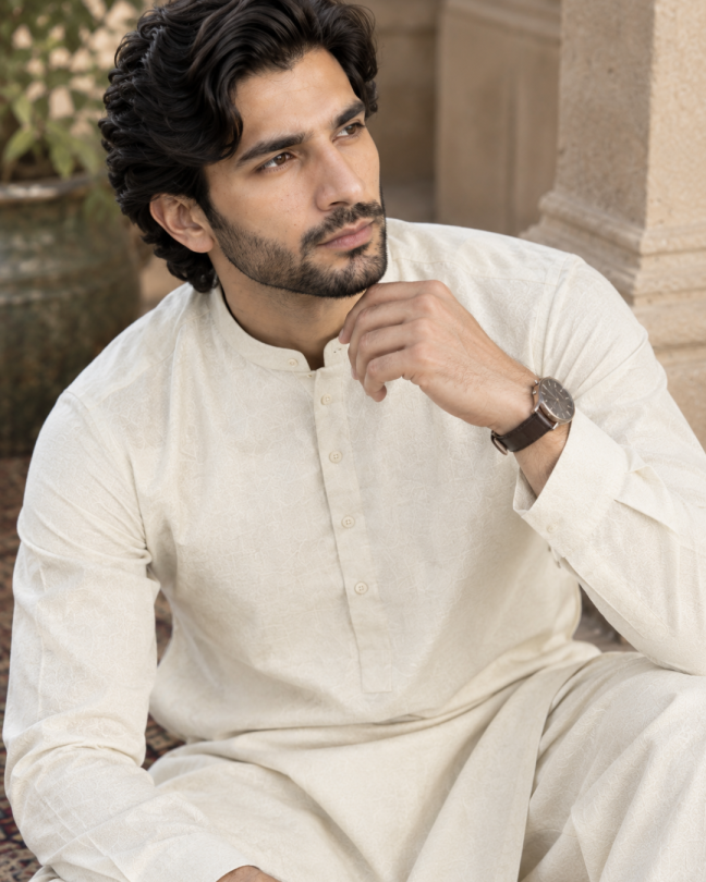 Men's Unstitched Skin Winter kamaliya khaddar Suit