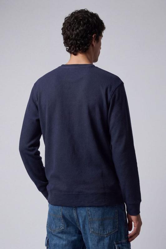 Eternity Men's Premium Henley Shirt Navy