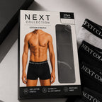 Next Collection Pack of 3 Men's Boxer Briefs | Ultra-Soft Stretch Fabric