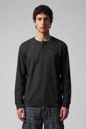 Eternity Men's Premium Henley Shirt Black