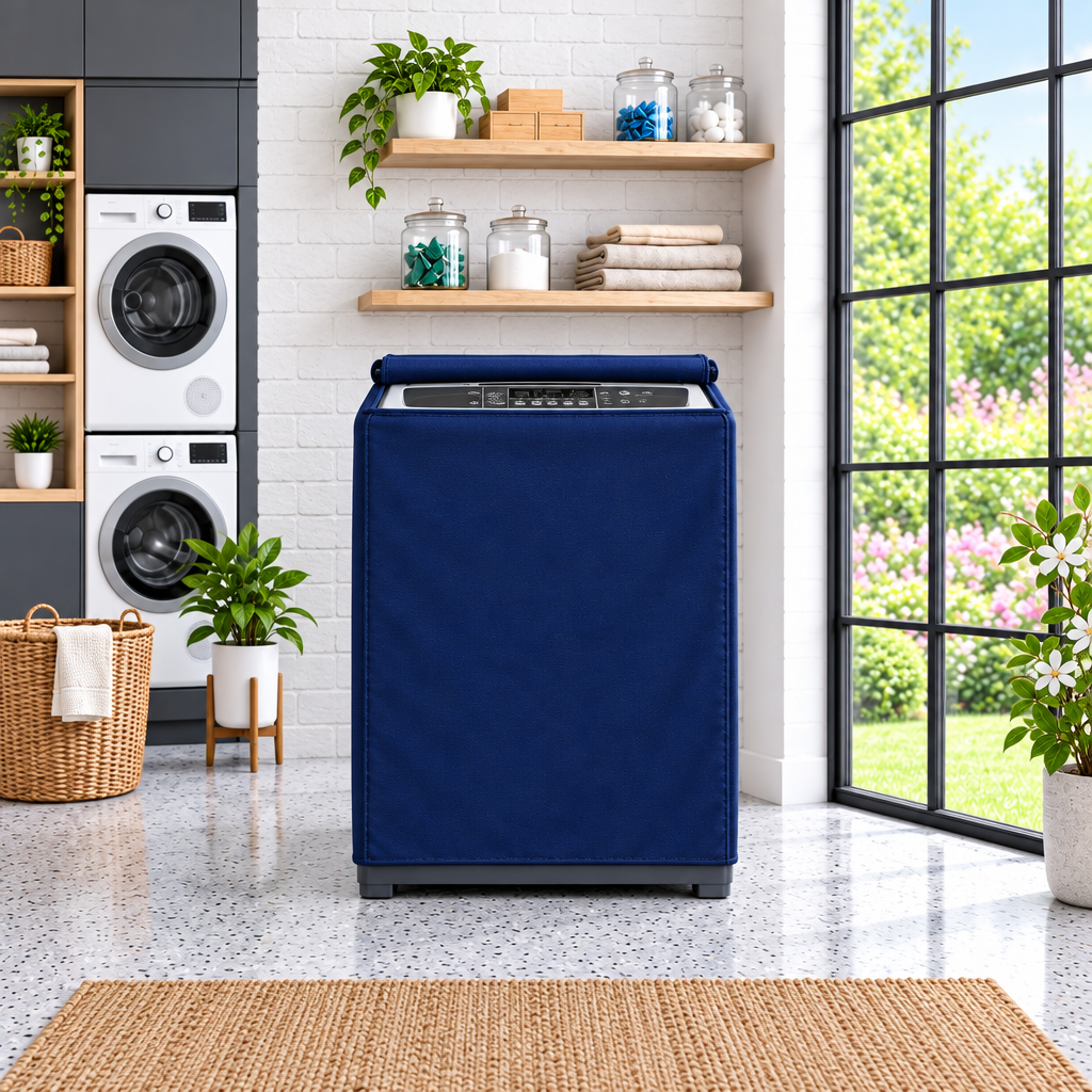 8-10 KG 100% Waterproof Washing Machine Cover for Top Load – Heavy Duty, Dustproof