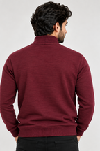 Eternity Men Premium Quarter Zipper Maroon