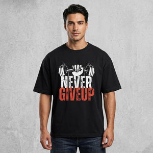 Men’s Oversized T-Shirt Black | Premium Cotton Relaxed Fit
