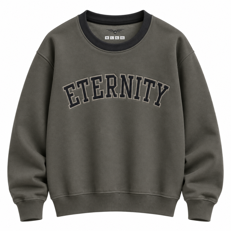 Eternity Men Premium Fleece Sweatshirt (Olive)
