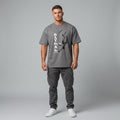 Men’s Oversized T-Shirt Grey | Premium Cotton Relaxed Fit