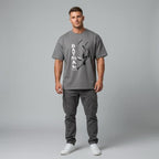 Men’s Oversized T-Shirt Grey | Premium Cotton Relaxed Fit