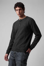Eternity Men's Premium Henley Shirt Black