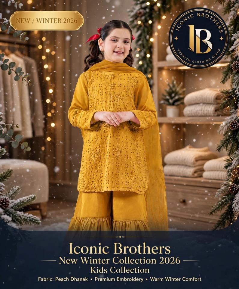 ICONIC BROTHERS Baby Girls Winter Collection 2026