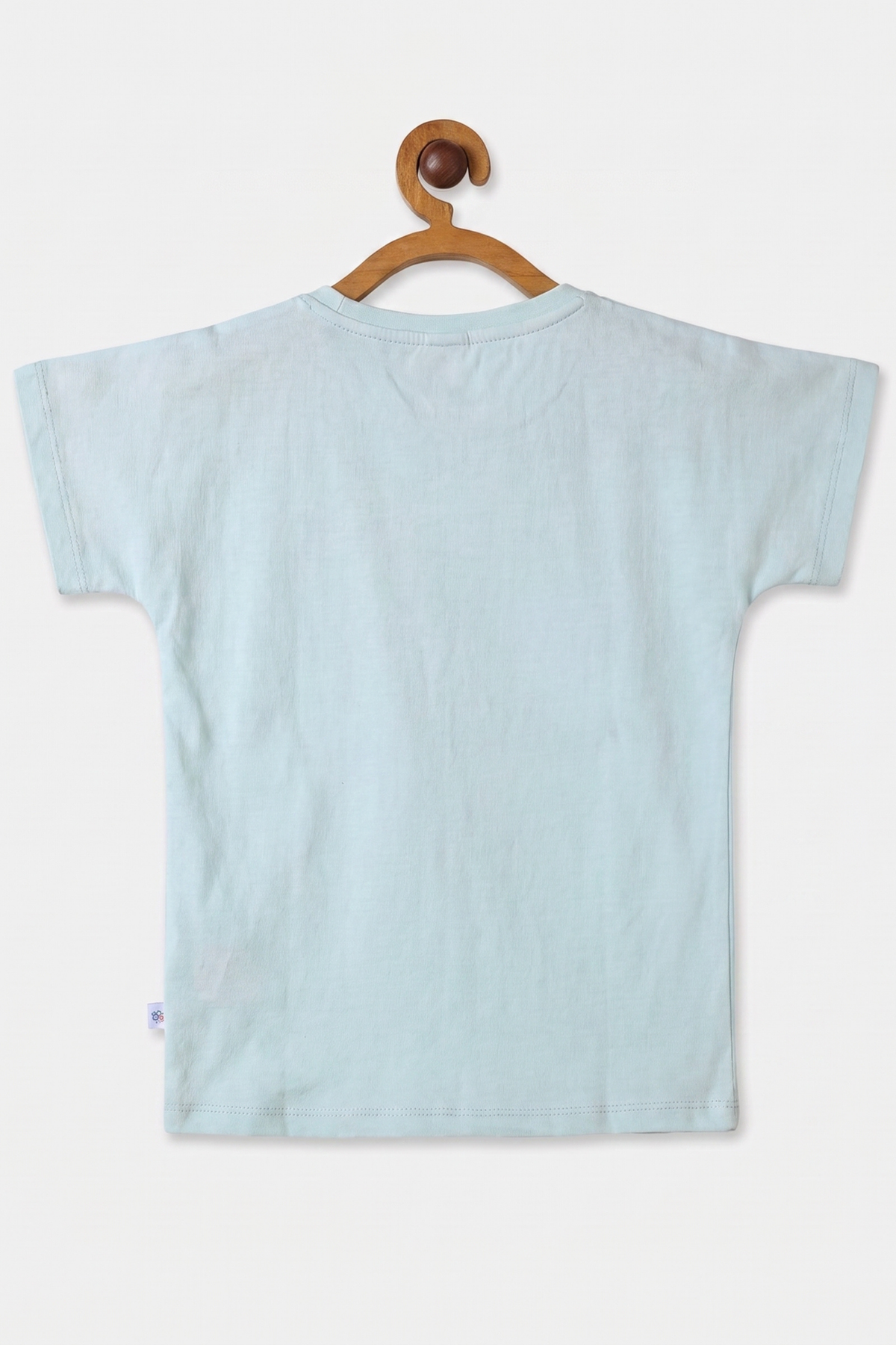 Tropical Flamingo Printed Aqua Tee