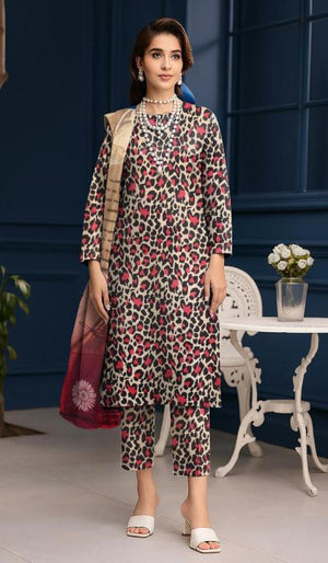 SAFA – DORIA LINEN PRINTED 3-piece