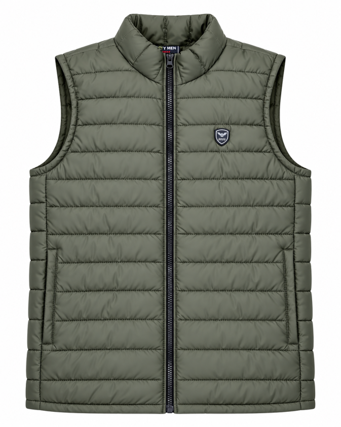 Eternity Men Premium Sleeveless Puffer Jacket Olive