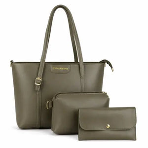 Elara 3-Piece Tote Set Mint Green