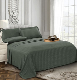 Grey Stripe - Bedsheet Set
