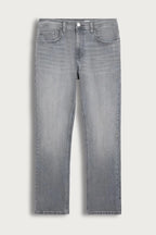 Straight Fit Comfort Stretch Jeans – Gray