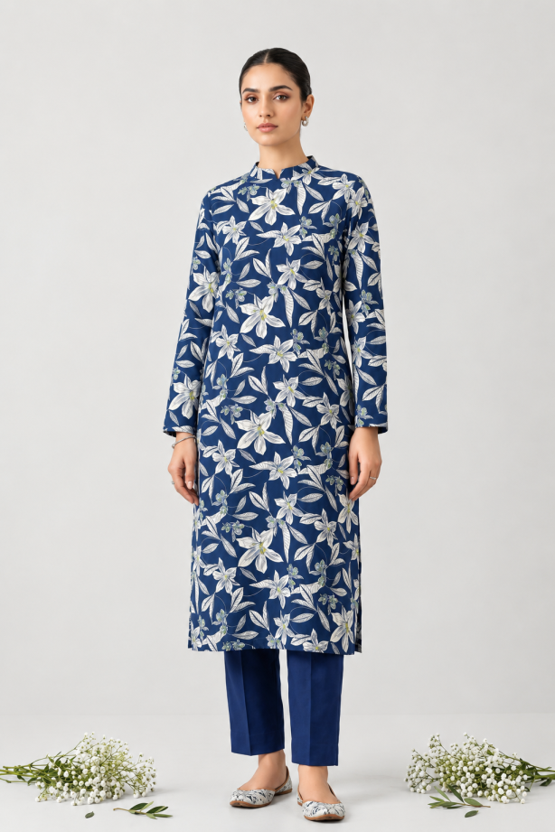 Iconic Brothers Printed Khaddar 2PC