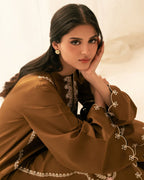 Cappuccino Embroidered 2Pc