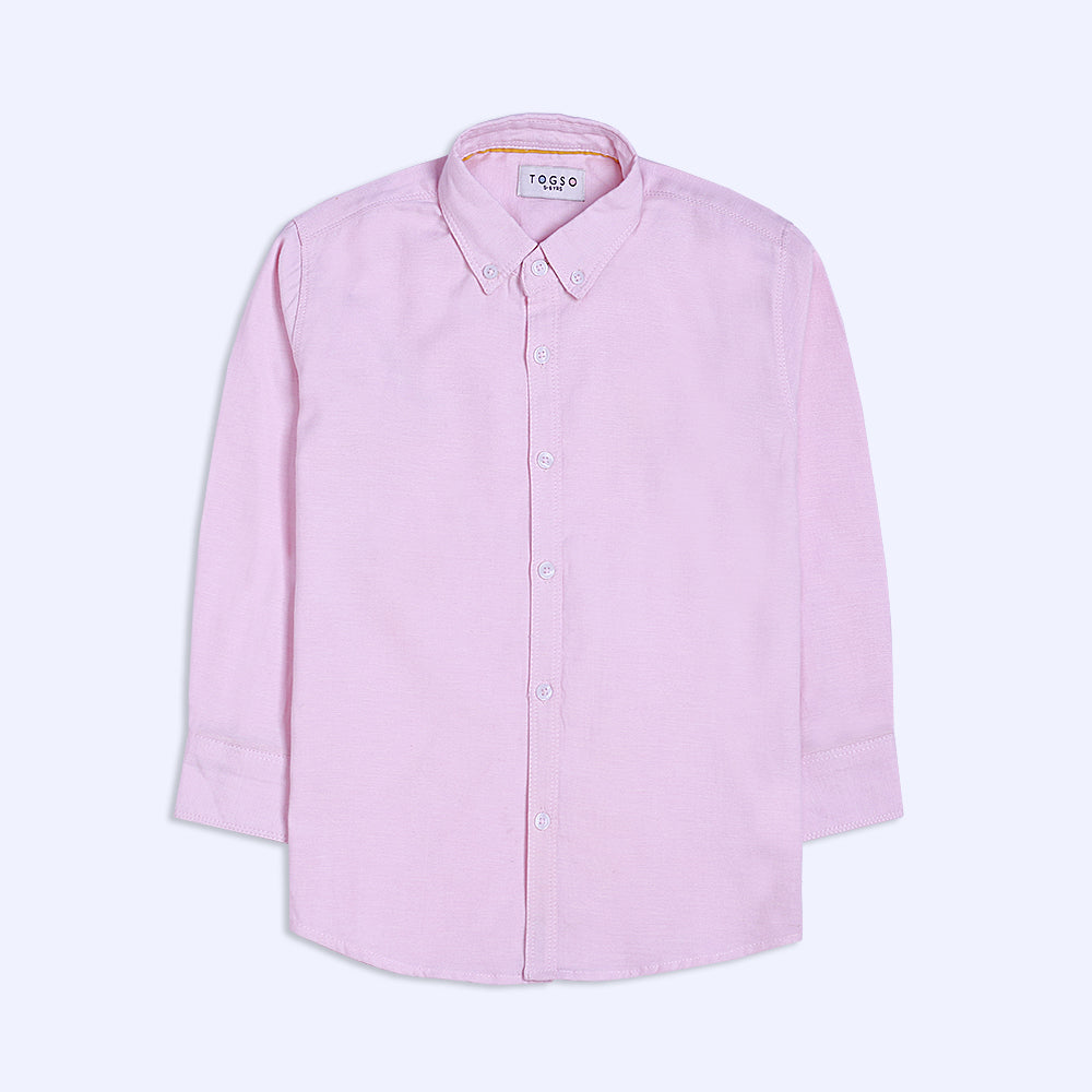 Baby Pink Cotton Shirt