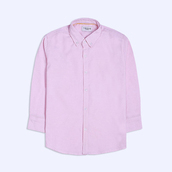 Baby Pink Cotton Shirt