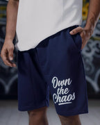 NAVY BLUE BASKETBALL SHORTS