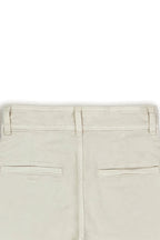 Wide Stretch Cropped Jeans - Off-White