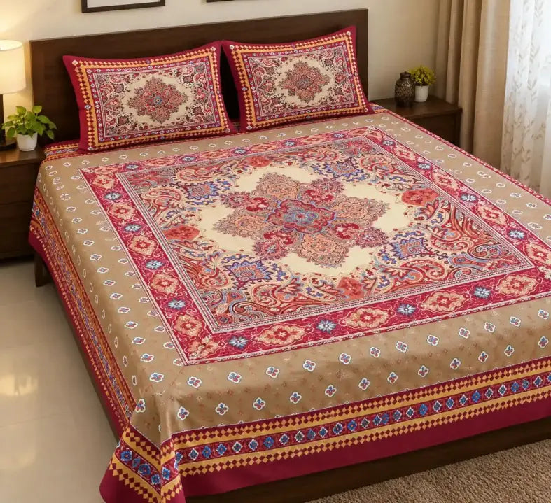 Diamond Crystal Bedsheet Set – Premium Luxury Bed Sheets
