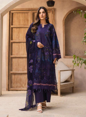 AMAL Embroidered Lawn 01 - 5736 / MAJESTY