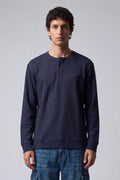 Eternity Men's Premium Henley Shirt Navy