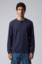 Eternity Men's Premium Henley Shirt Navy