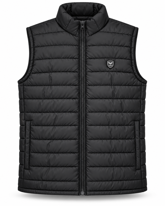 Eternity Men Premium Sleeveless Puffer Jacket Black