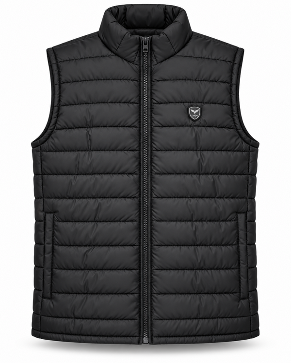 Eternity Men Premium Sleeveless Puffer Jacket Black