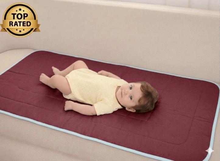 Waterproof - Baby Urine Protector Pad – Soft Washable Bed Protector Sheet