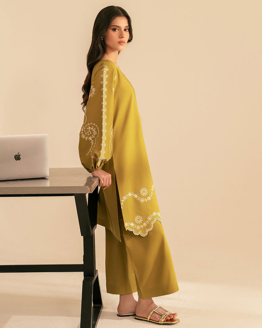 Apple Green Kurta Set TWE-008