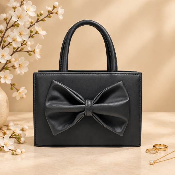 Elara Bow Black