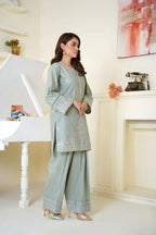 Pastel Green Farshi Shalwar 2Pc TWE-014