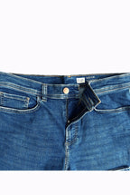Tapered Comfort Stretch Jeans – Blue