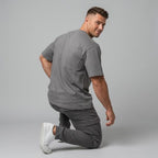 Men’s Oversized T-Shirt Grey | Premium Cotton Relaxed Fit