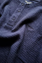 Eternity Men's Premium Henley Shirt Navy