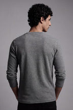 Eternity Men's Premium Henley Shirt Grey