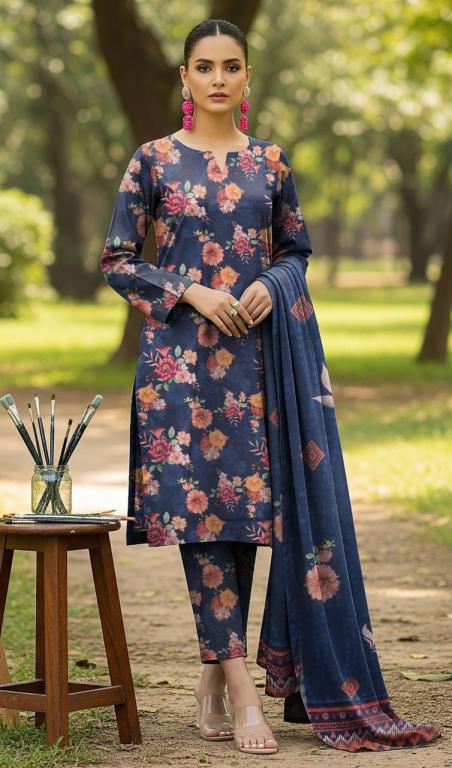 SAFA – DORIA LINEN PRINTED 3-piece