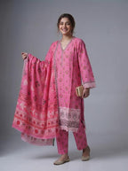 PC-350 Printed Stitched Suit 3PC