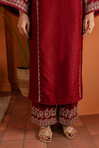 Ashnah 2Pc - Maroon