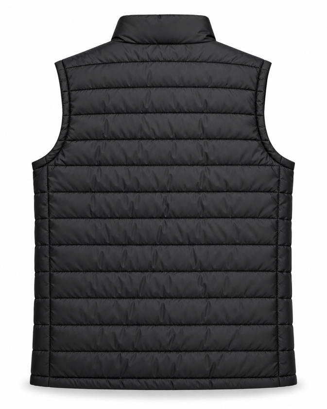 Eternity Men Premium Sleeveless Puffer Jacket Black