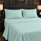 Premium Plain Bedsheet Set - Sage Green