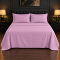Premium Plain Bedsheet Set - Lilac