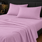 Premium Plain Bedsheet Set - Lilac