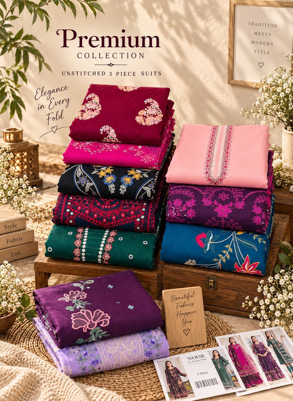 Mix Brand Luxury Dhanak Emb 3PC Winter Collection 2026